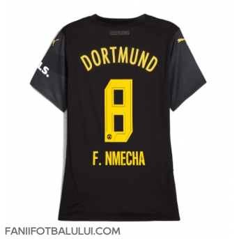 Borussia Dortmund Felix Nmecha #8 Tricou Fotbal Replică 2024-25 Femei Deplasare